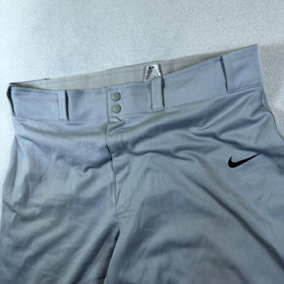 Nike Other - Nike Dri-FIT Mens XL Gray Baseball Pants Reinforced Knee Athletic‎ Open Hem 7665